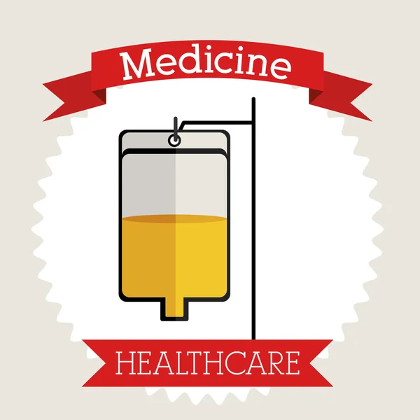 Medicine and healthcare design — Stock Vector