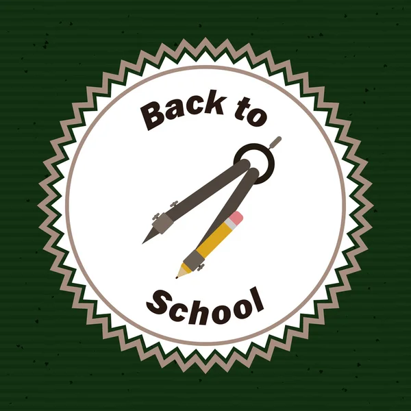 Back to school design — Stock Vector