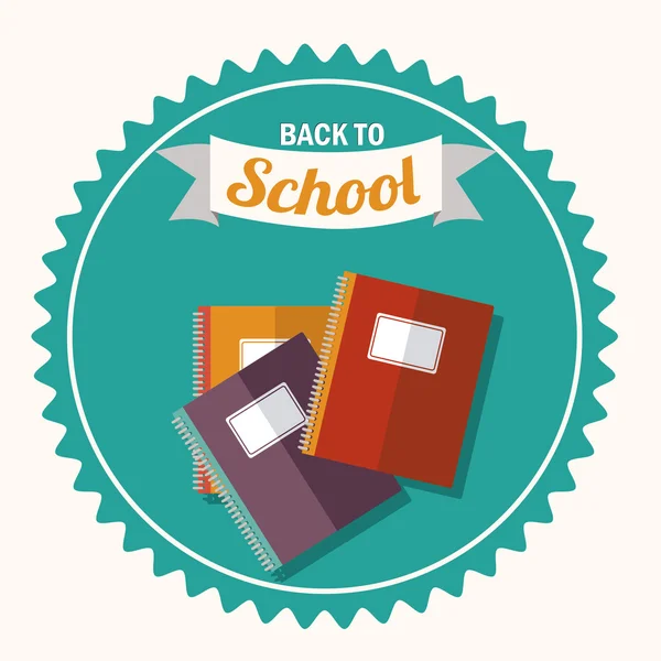 Back to school design — Stock Vector