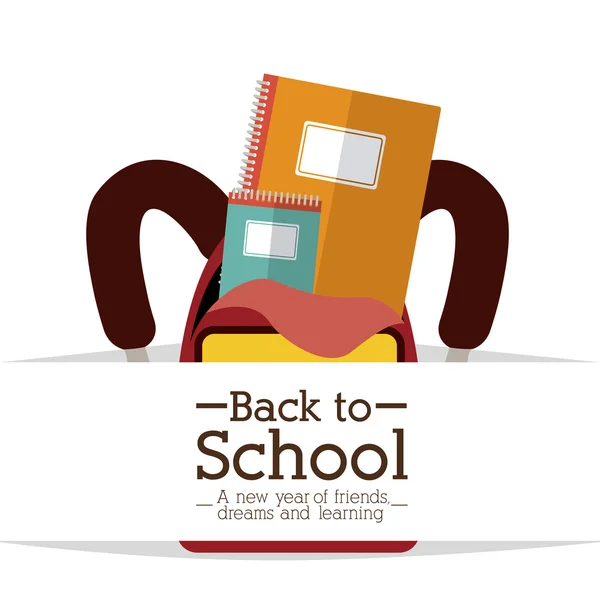 Back to school design — Stock Vector