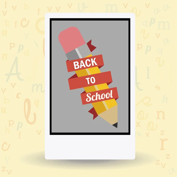 Back to school design — Stock Vector