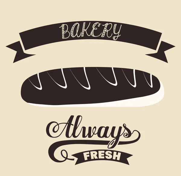 Conception de boulangerie — Image vectorielle
