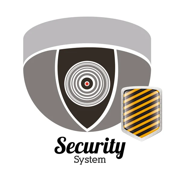 Diseño del sistema de seguridad — Vector de stock