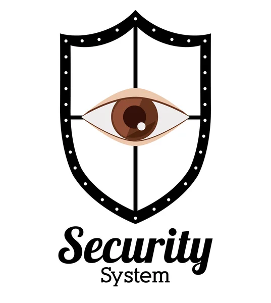 Diseño del sistema de seguridad — Archivo Imágenes Vectoriales