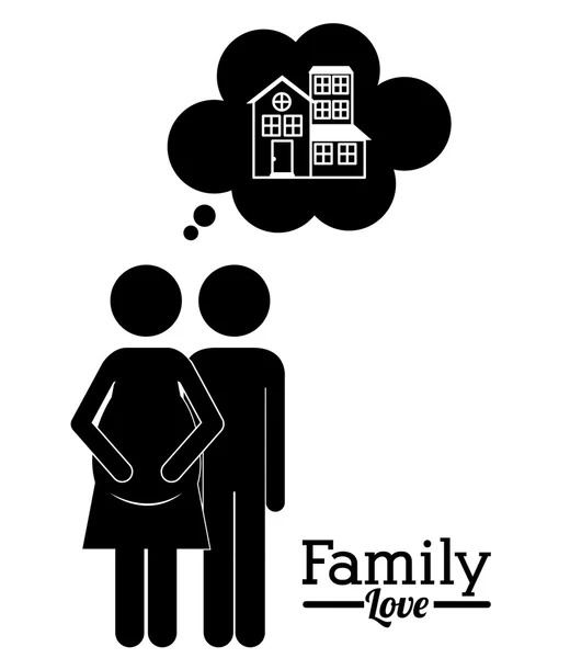 Family design — Stock Vector