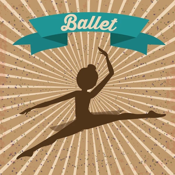 Ballet Conception de l'école — Image vectorielle