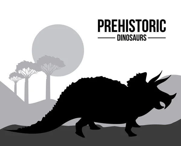 Prehistorický design — Stockový vektor