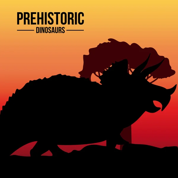 Prehistoric design — Stock Vector