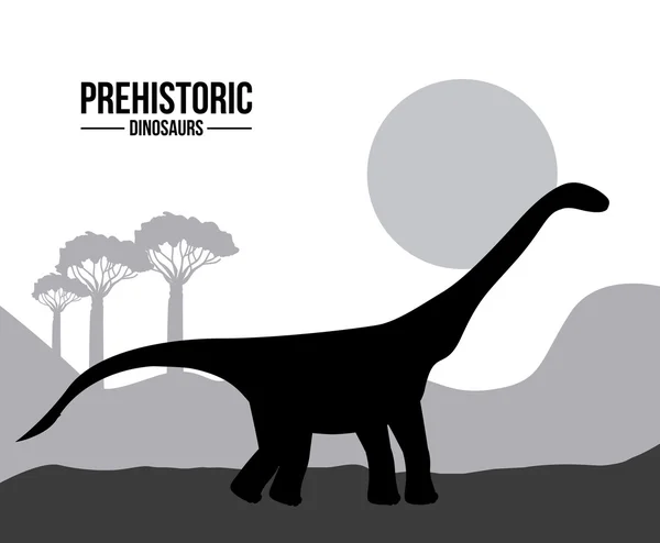 Prehistoric design — Stock Vector