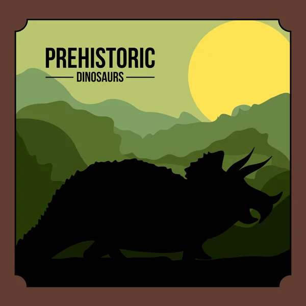 Prehistoric design — Stock Vector