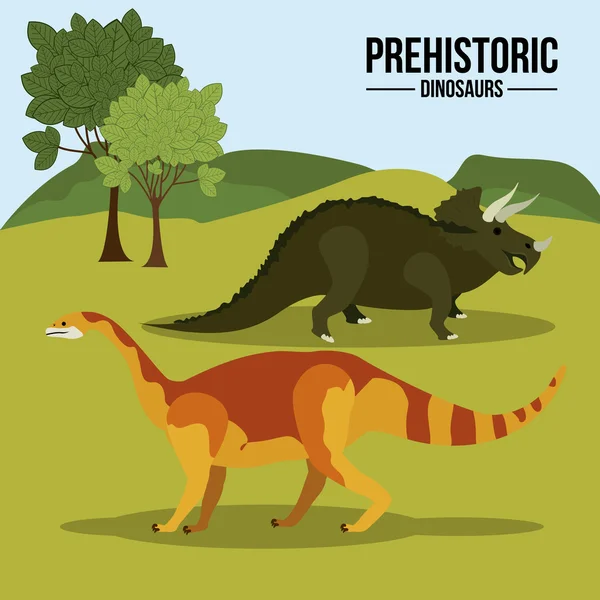 Prehistoric design — Stock Vector