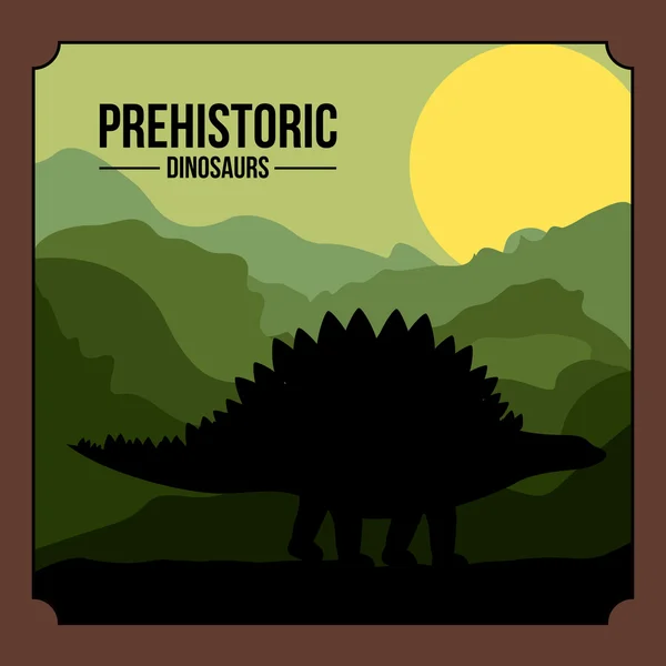 Prehistorický design — Stockový vektor