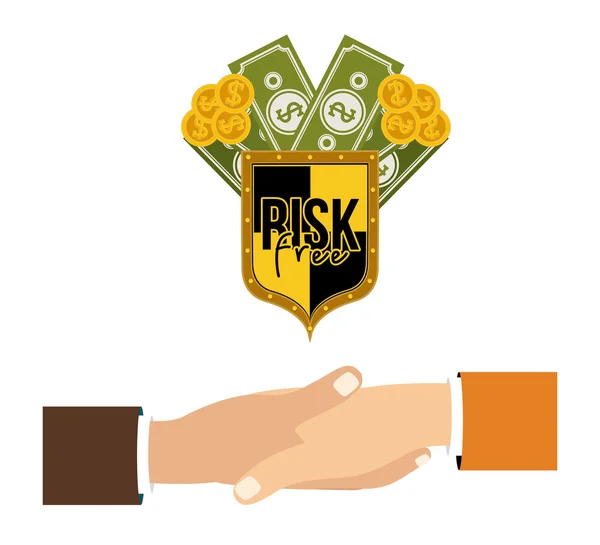 Diseño libre de riesgo — Vector de stock