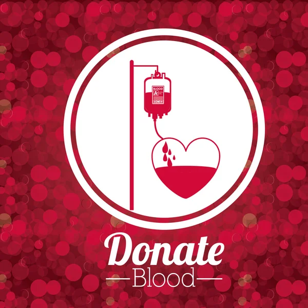 Donate Blood design — Stock Vector