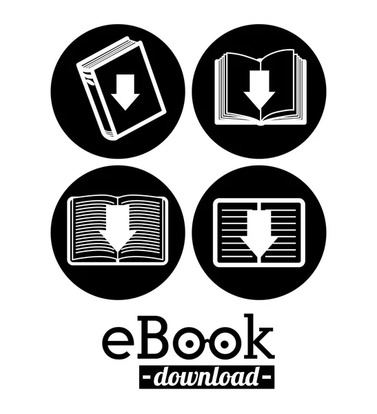 E-Book-Design — Stockvektor