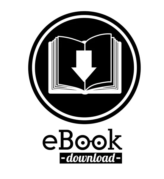 E-Book-Design — Stockvektor