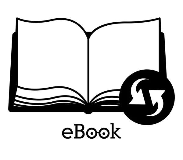 Diseño del libro electrónico — Vector de stock