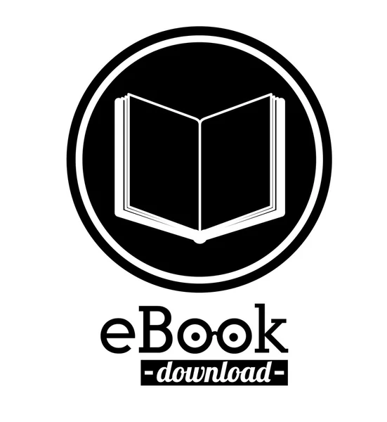 Diseño del libro electrónico — Vector de stock