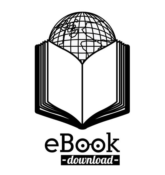 E-Book-Design — Stockvektor