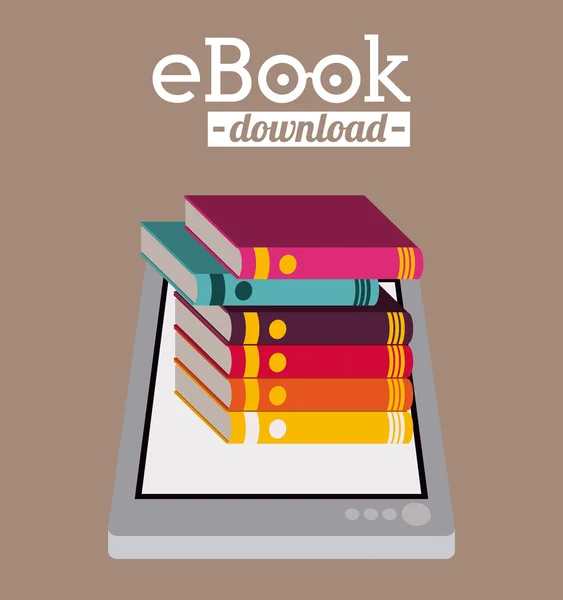 E-kitap tasarımı — Stok Vektör
