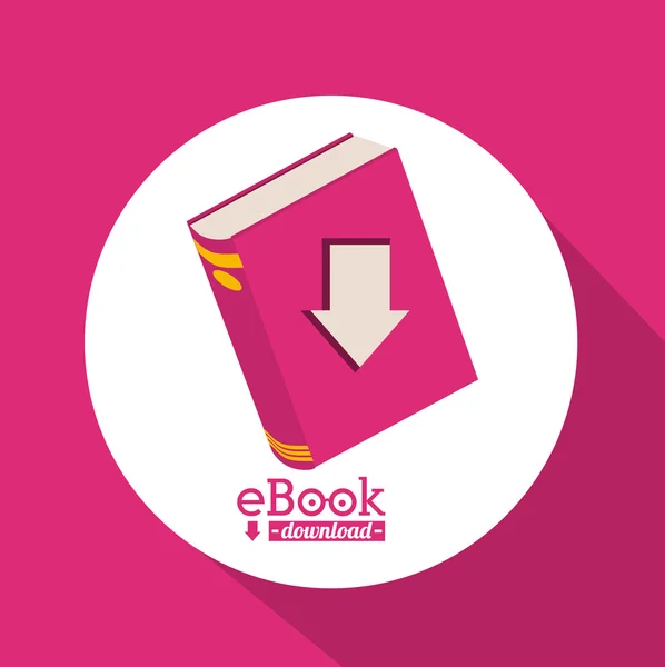 E-boek ontwerp — Stockvector