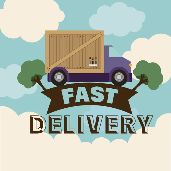 Delivery design — Stock Vector