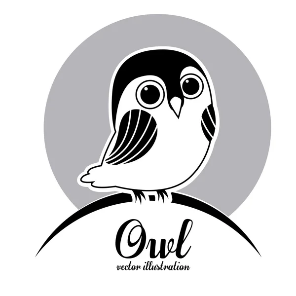 Owl design — Vector de stoc
