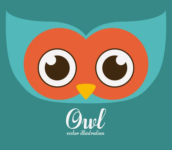 Uil ontwerp — Stockvector