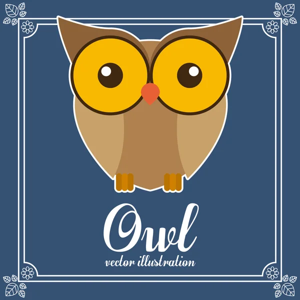 Owl design — Stock Vector