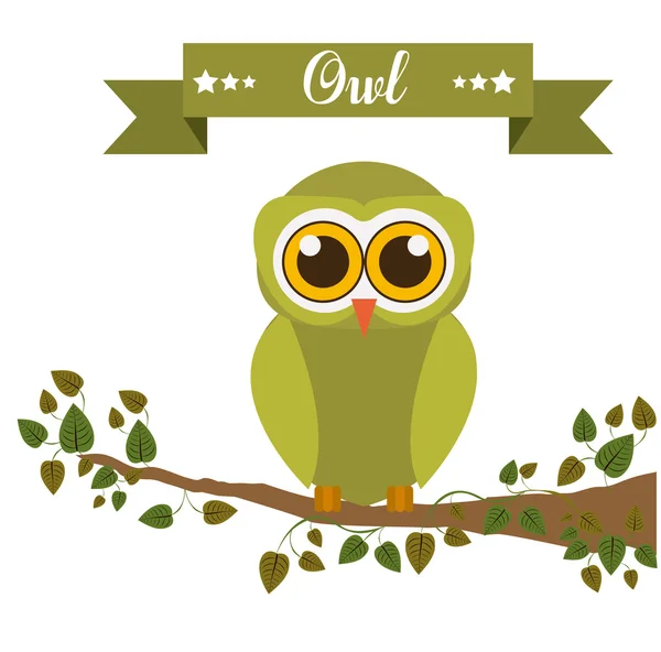 Owl design — Stock Vector