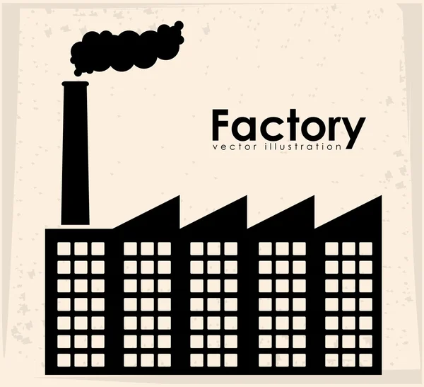 Factory design — Stock Vector