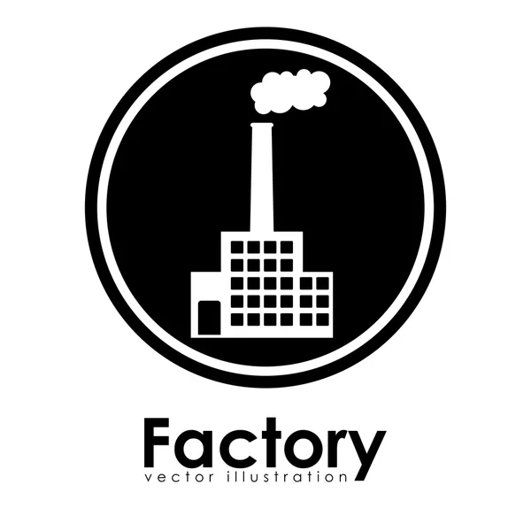 Factory design — Stock Vector