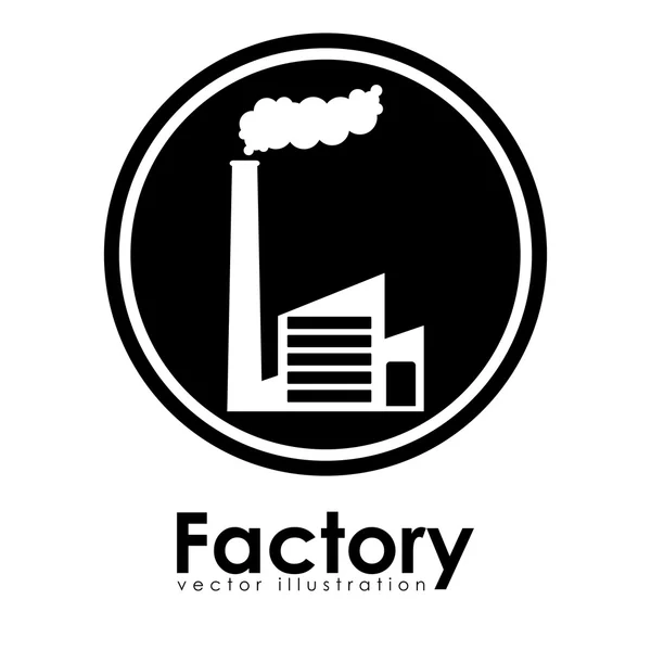 Factory design — Stock Vector