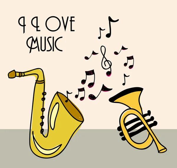 Music design — Stock Vector