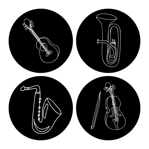 Diseño musical — Vector de stock