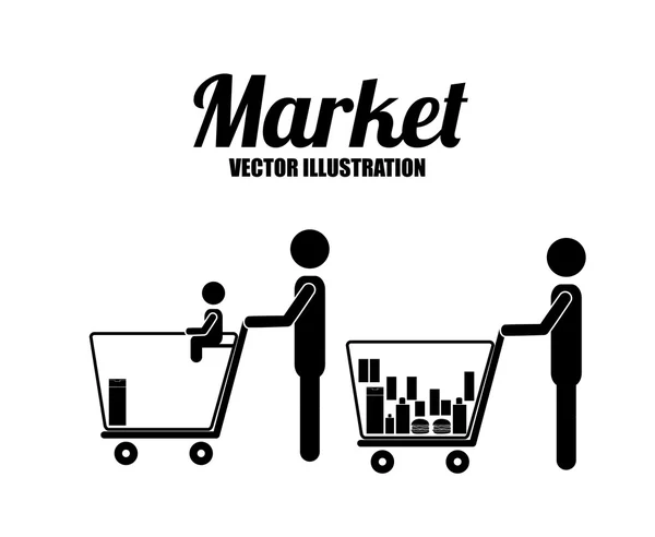 Diseño del pictograma — Vector de stock