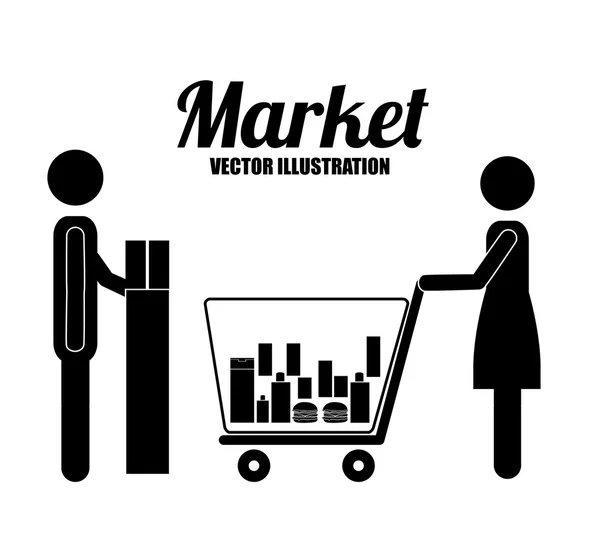 Diseño del pictograma — Vector de stock