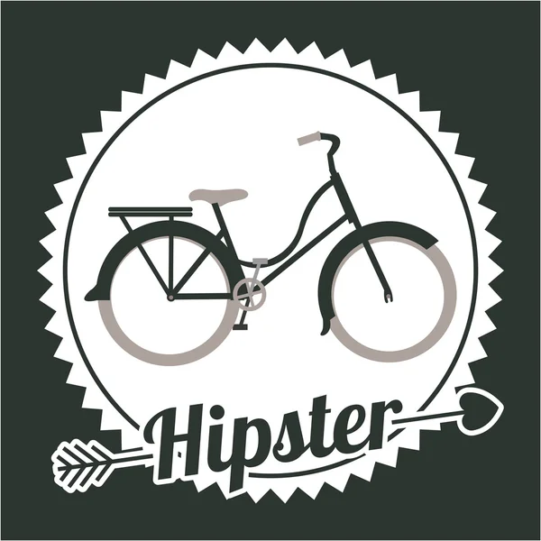Design de estilo de vida bicicleta — Vetor de Stock