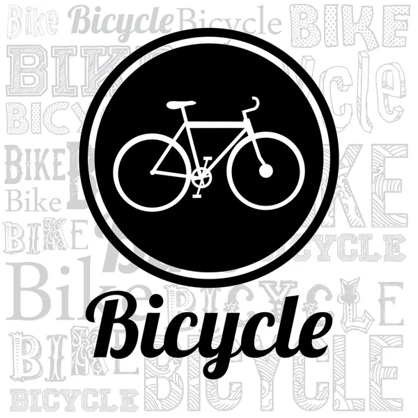 Bike lifestyle design — Stock Vector