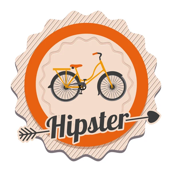 Design de estilo de vida bicicleta —  Vetores de Stock