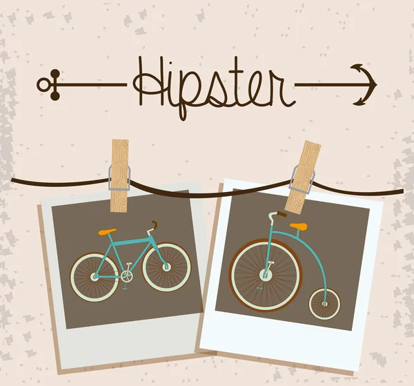 自行车的生活方式设计 — 图库矢量图片