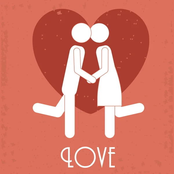 Diseño de amor — Archivo Imágenes Vectoriales