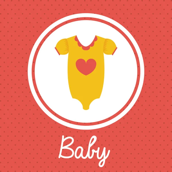 Baby douche ontwerp — Stockvector