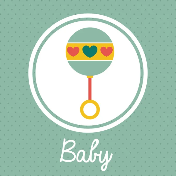 Projekt baby shower — Wektor stockowy