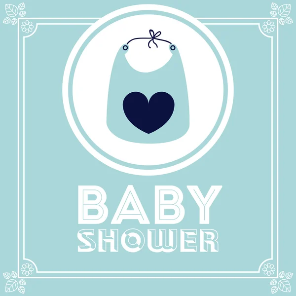 婴儿淋浴设计 — 图库矢量图片