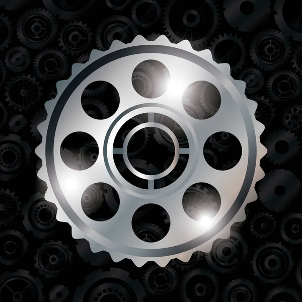 Gears design — Stock Vector