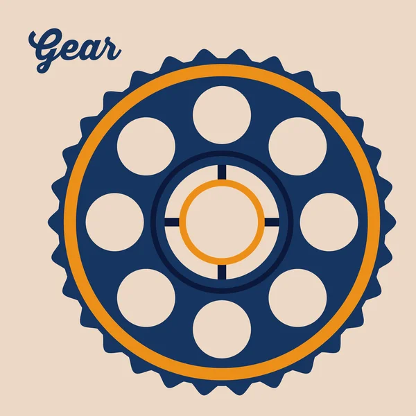 Gears design — Stock Vector