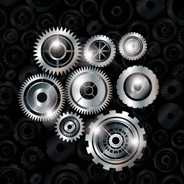 Gears design — Stock Vector