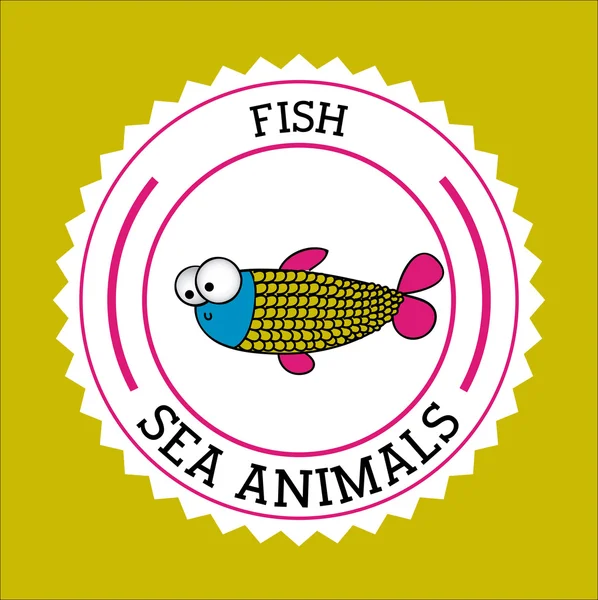 Design de peixes — Vetor de Stock