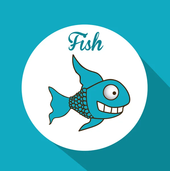 Fiskens utformning — Stock vektor